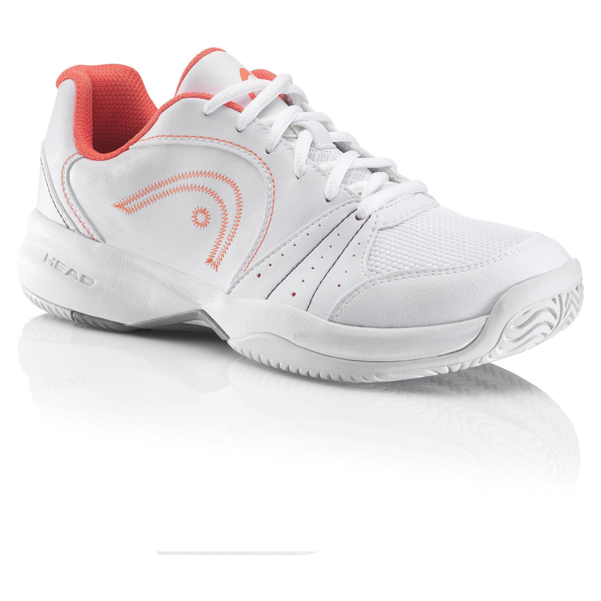 Head Womens Breeze Tennis Shoes White/Coral
